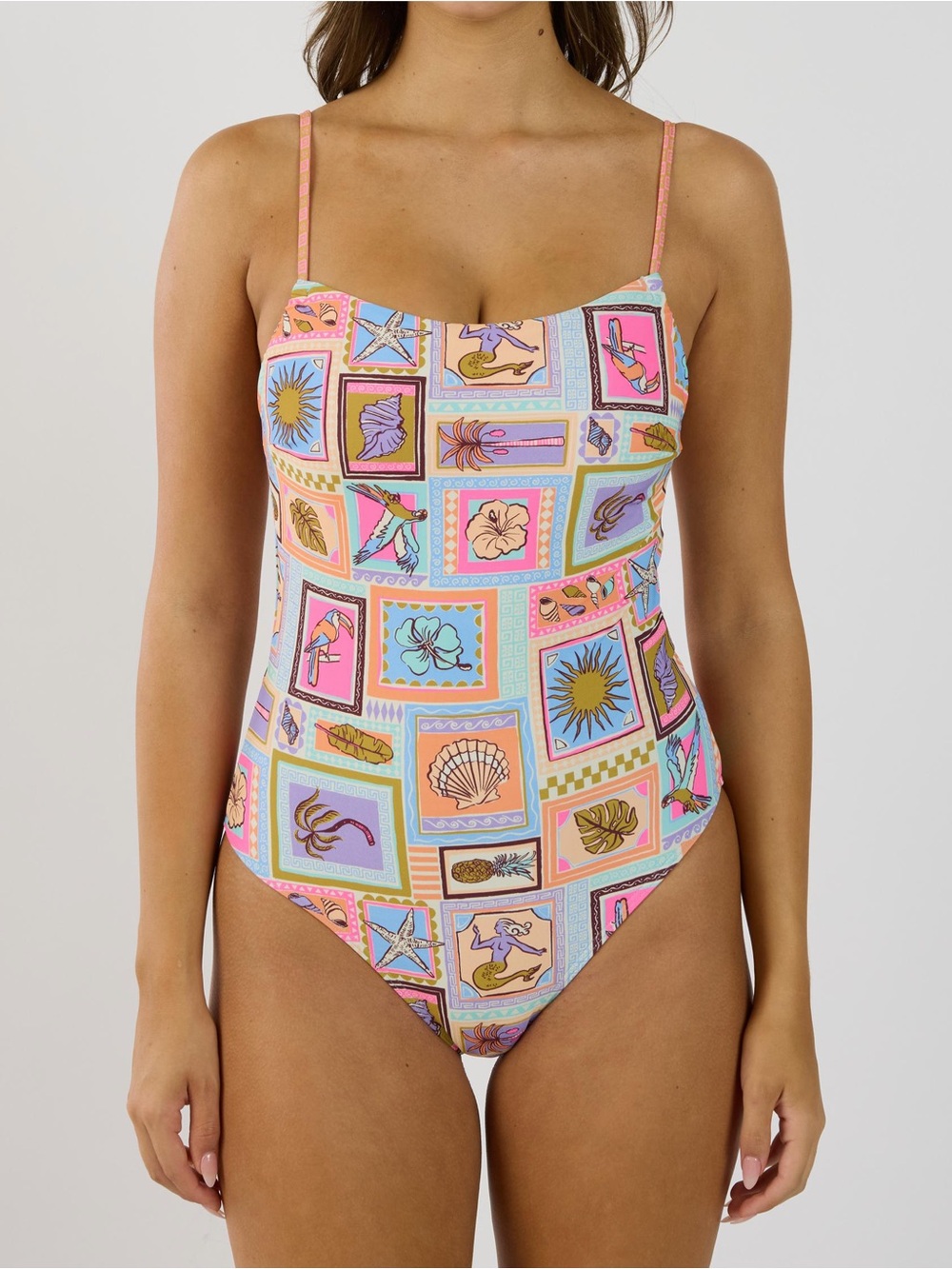 Rip Curl Beach Party D-DD One Piece Swimsuit Size Large